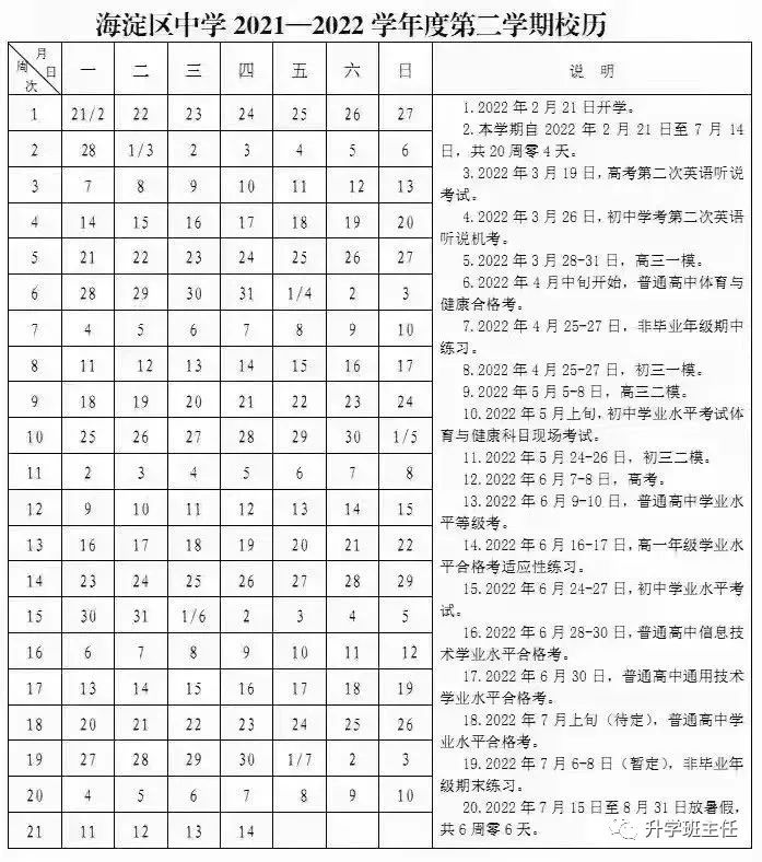 期末考刚结束，海淀一模二模时间就定了，附往年模考试卷和答案