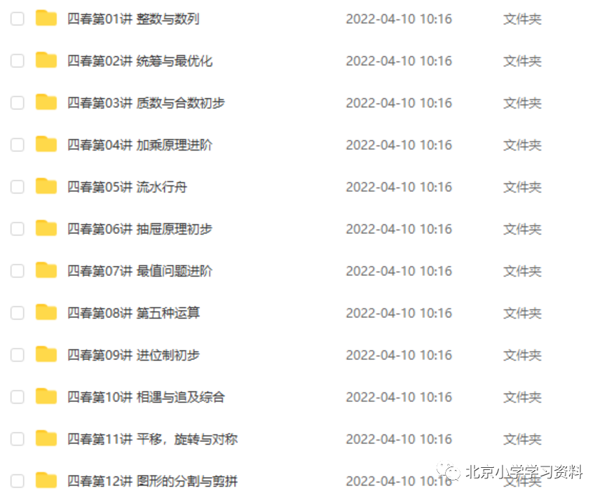 孙佳俊四年级春季超常班--共30讲高清带讲义