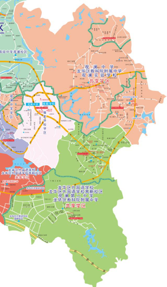 定了！龙华区2022年10所新校招生范围~