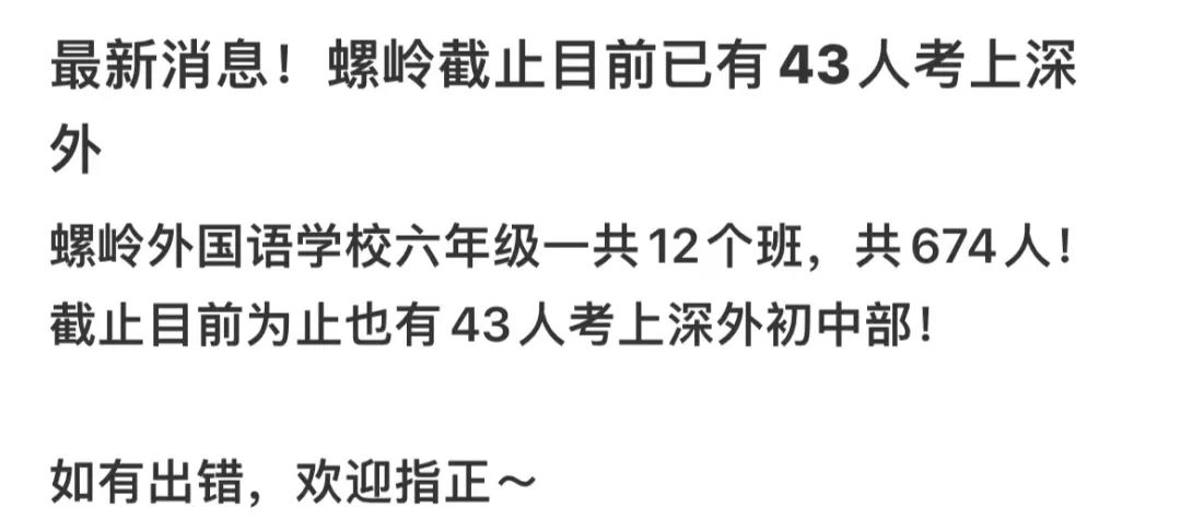 重磅！2022年深外小升初各小学情况，你的小学上榜了吗？