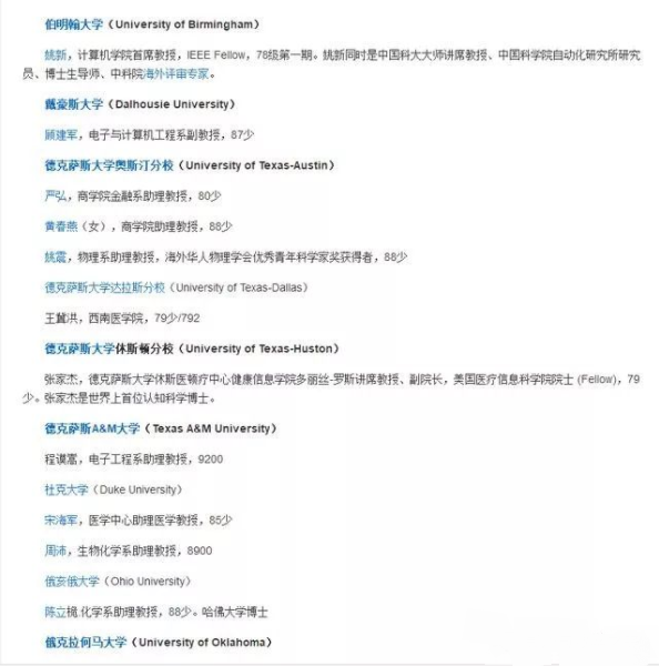 中科大少年班目前为止出过多少大牛？都去哪了？