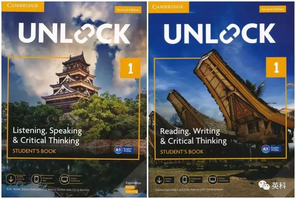 【Unlock】一本听说，一本读写，英语技能全体现