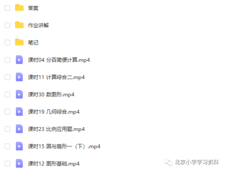 王进平小升初36讲零基础贯通（完结）