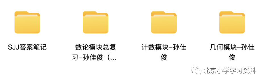 孙佳俊44讲奥数录播课高清带讲义