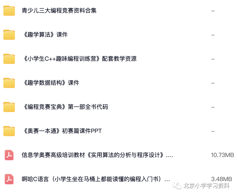 信息奥赛相关教材配套资源
