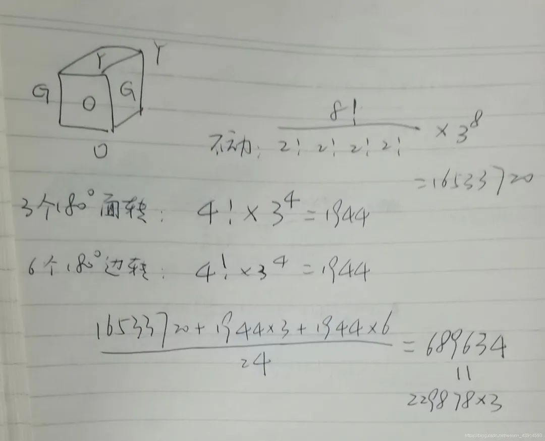 真题解析│蓝桥杯省赛真题之魔方状态