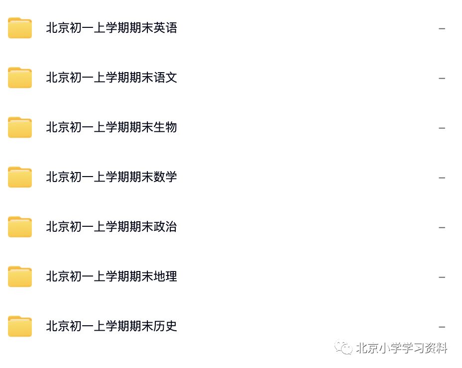 2018~2022学年北京各区初一上学期期末试卷及答案解析.pdf