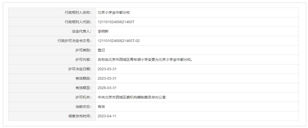 又一所！西城某校正式更名，点击查看北京多区学校更名情况！