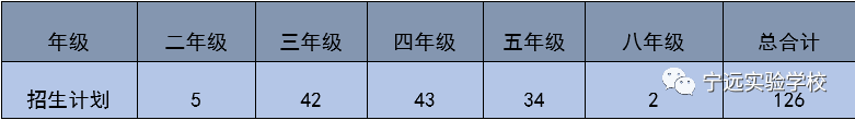 深圳市宁远实验学校2023插班招生公告
