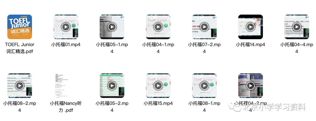 Nancy老师TOEFL Junior® 小托福考试28讲录播课-阅读.听力.语言形式与含义.词汇精讲精练